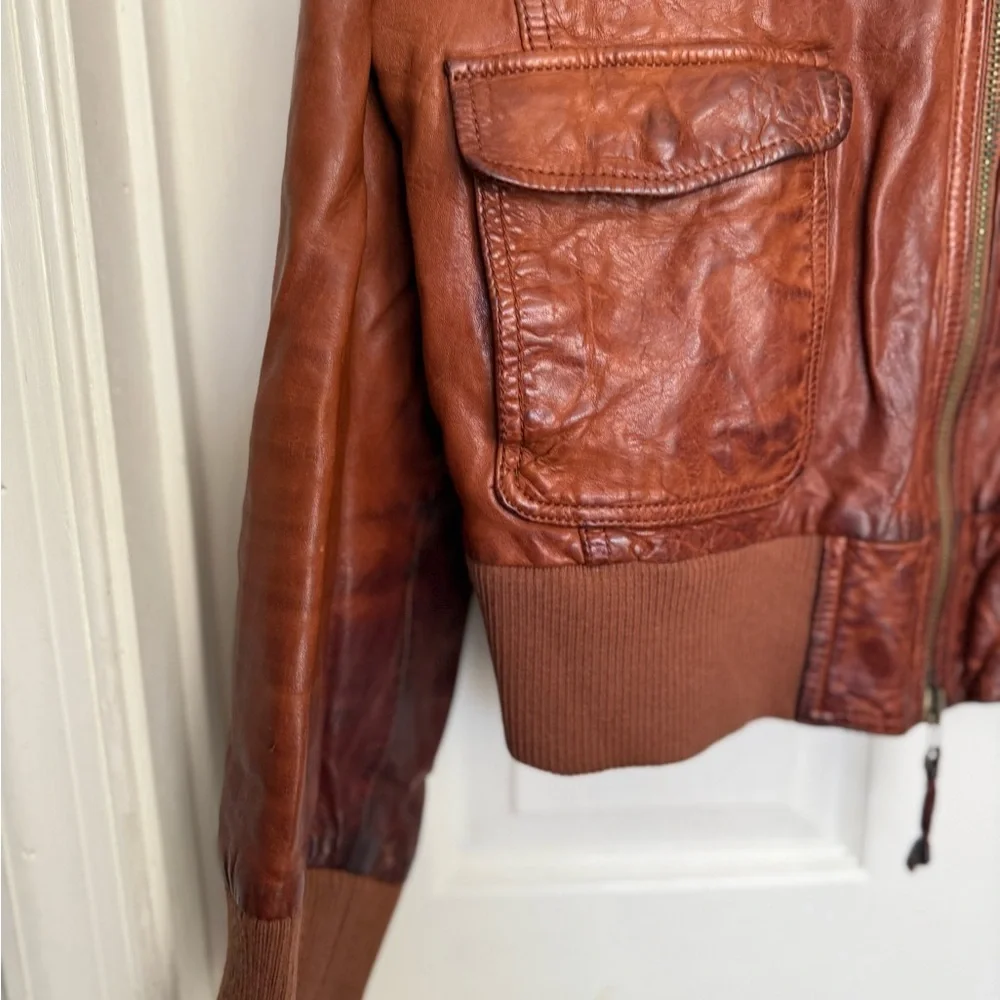 OFFICIAL MISS TOP GUN LEATHER JACKET - Picture 3 of 10